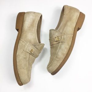 Aspen Mens Tan Slip On Loafers Shoes